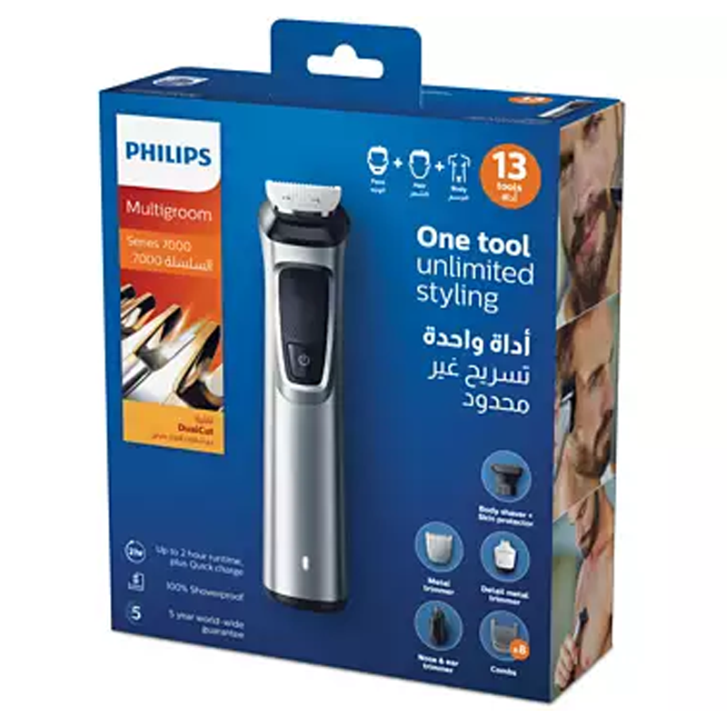 Philips MG7715/13 Multigroom Face Hair & Body Trimmer Series 7000 13 In 1 With Official Warranty