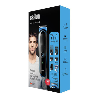 Braun All-In-One Trimmer 3, 7-In-1 Styling Kit, MGK-3242