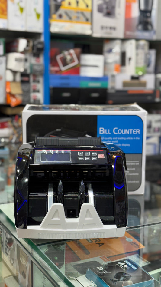 Digital Bill Counter (Sleek Black Body, High-Feature Box)
