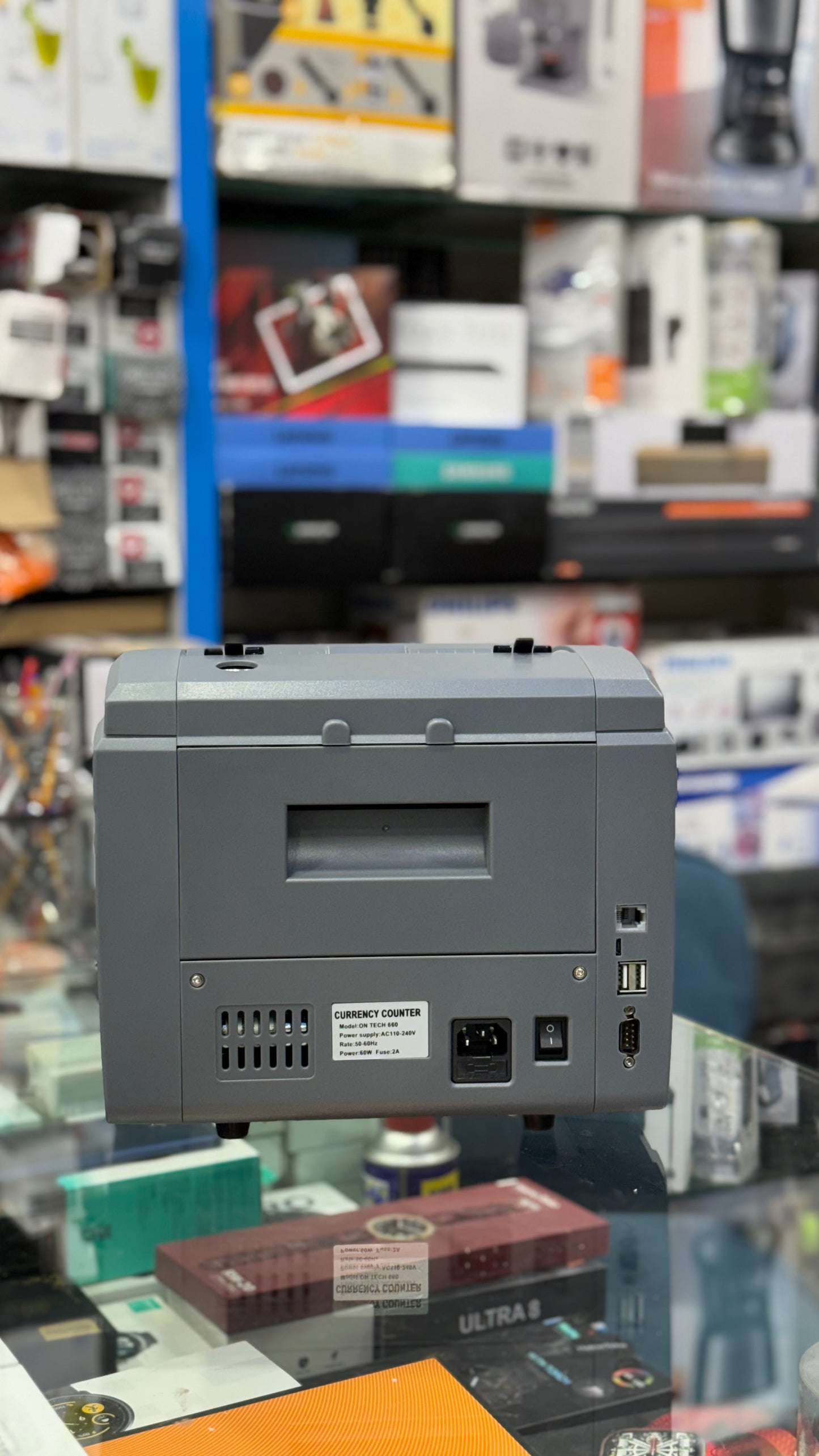 Currency Counter Model K0-64M9 (Grey Body, Multi-Port)