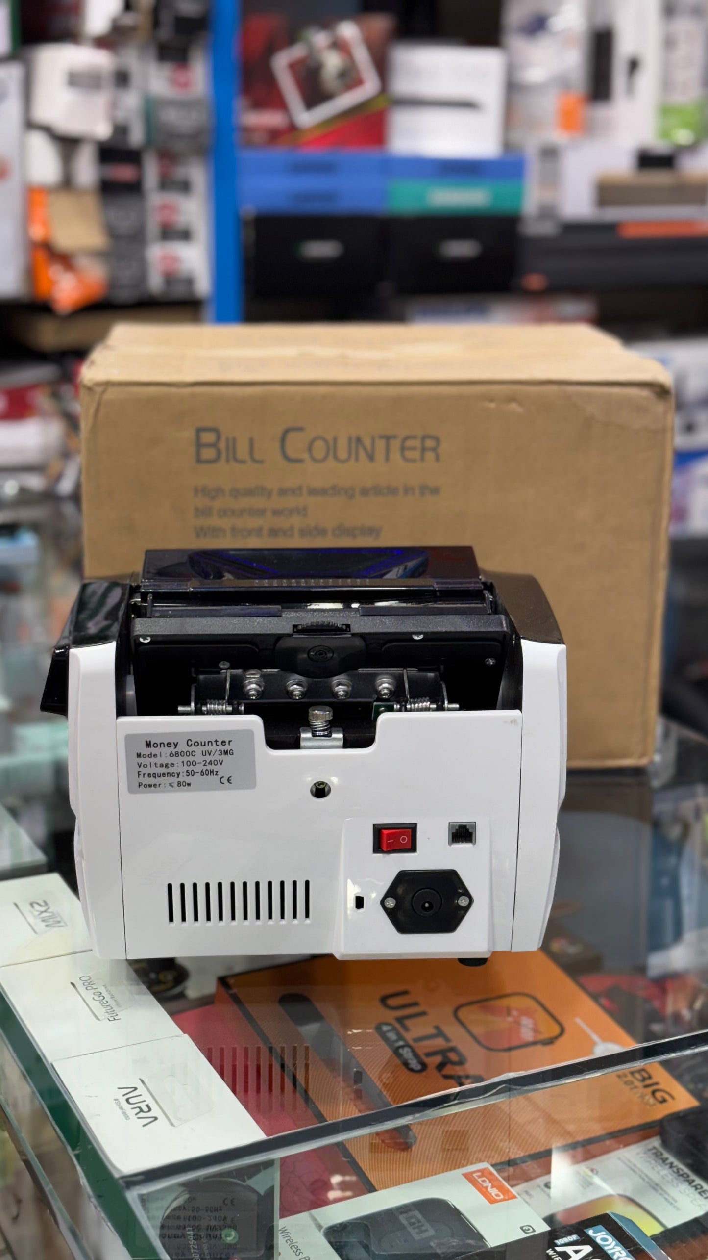 Basic Money Counter Model 6800C UV/MG (Standard Detection)