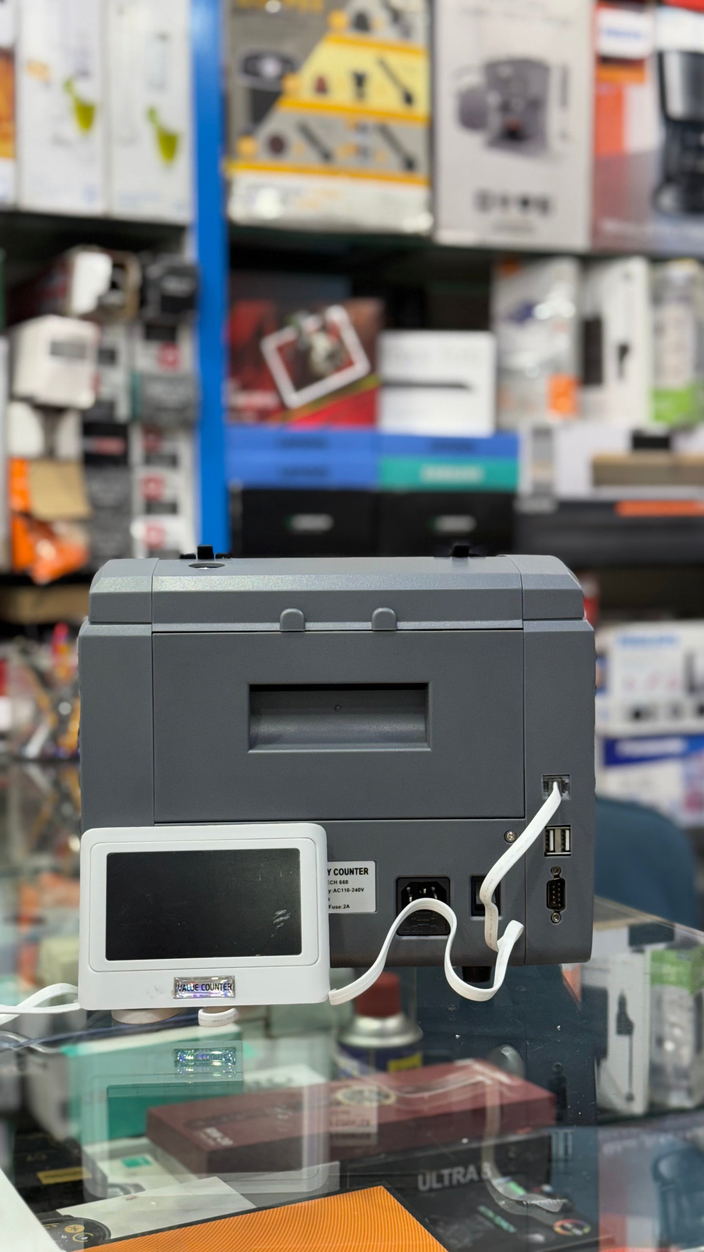 Currency Counter Model K0-64M9 (Grey Body, Multi-Port)