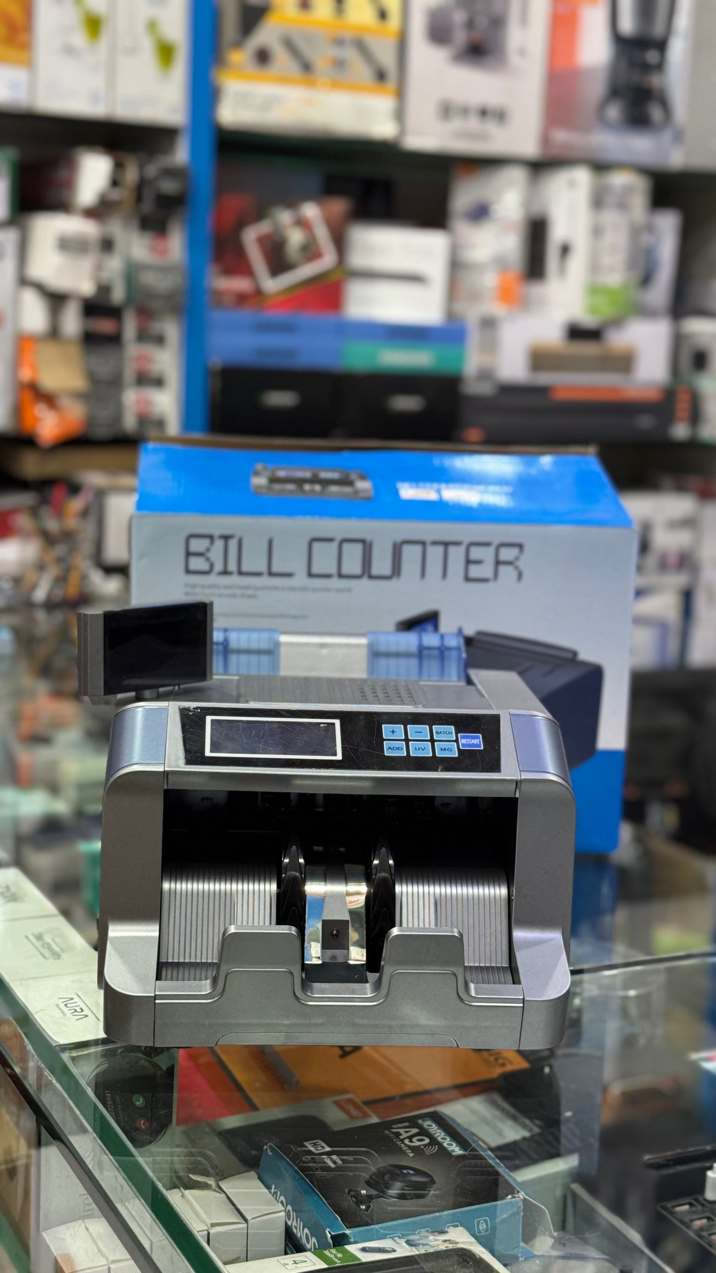 Portable DC-Powered Bill Counter Model 7808 UV/MG (12V)