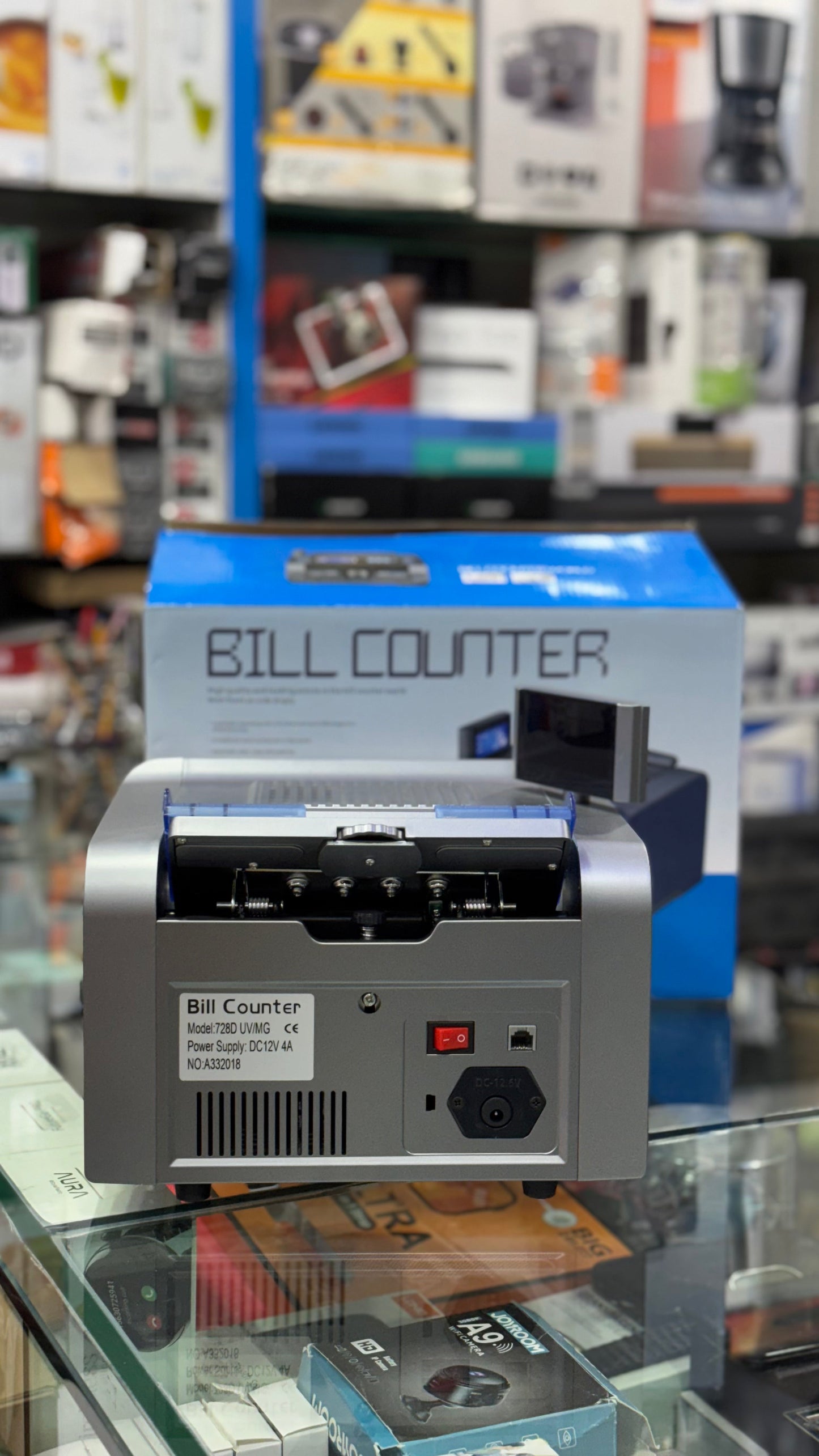 Portable DC-Powered Bill Counter Model 7808 UV/MG (12V)