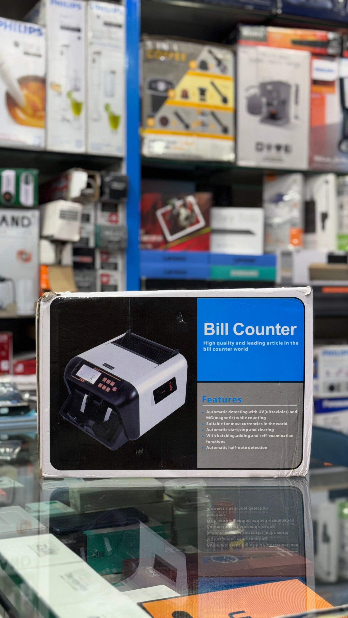 Money Counter Model 580D UV/MG (580W Power)