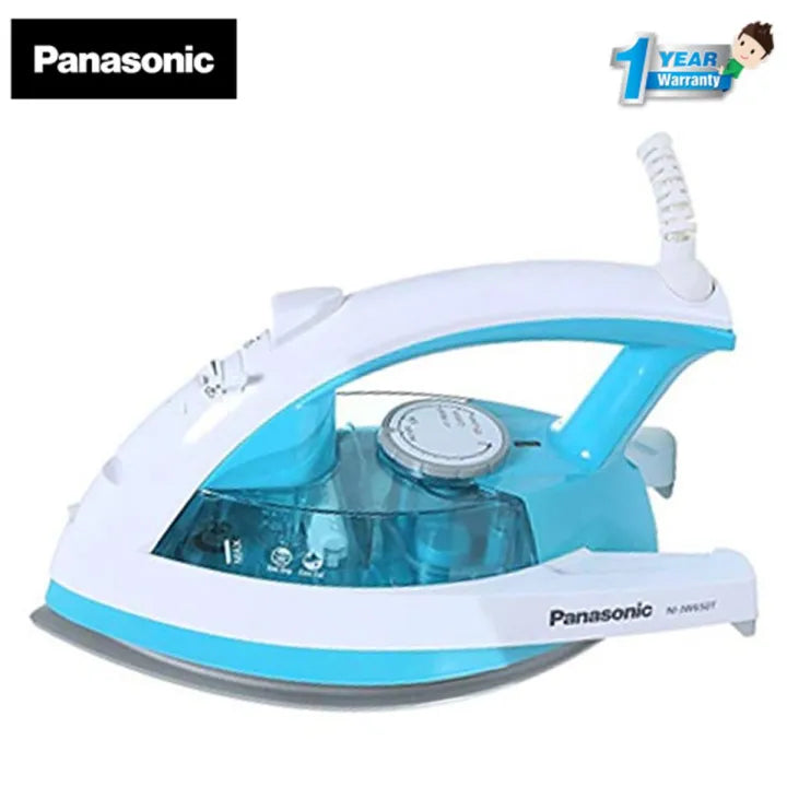 Panasonic 2200W Steam Iron, white&blue(NIJW650)