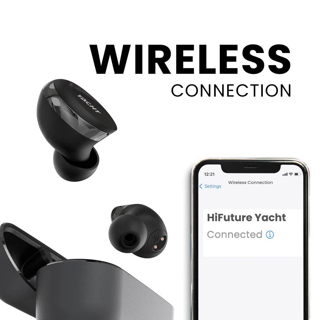 HiFuture Yacht True Wireless Qualcomm Earbuds w/ Noise Cancelling Mic