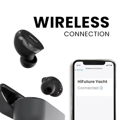 HiFuture Yacht True Wireless Qualcomm Earbuds w/ Noise Cancelling Mic