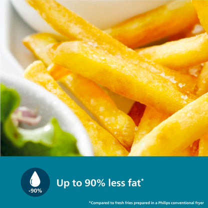 Philips Air Fryer NA120/00 - 4.2L Rapid Air Technology Fryer, 1500W, Black