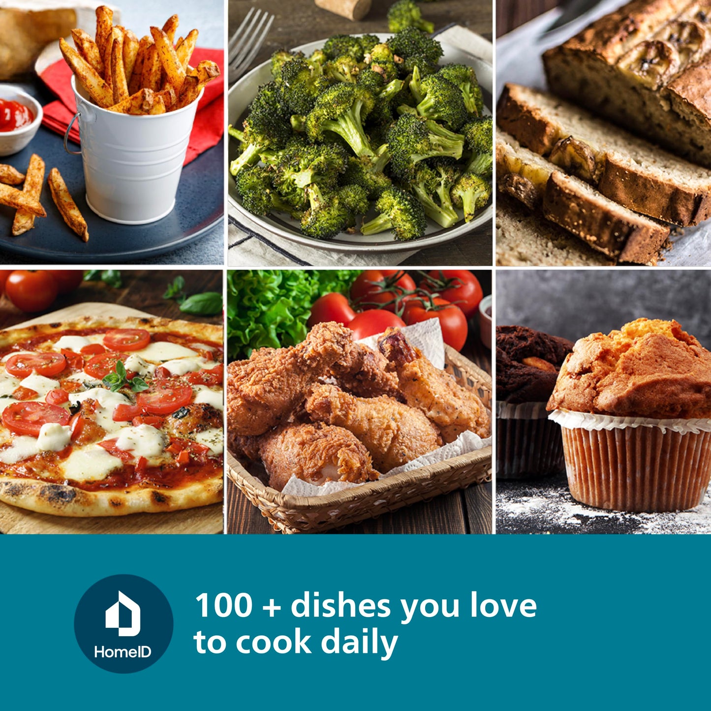 Philips Air Fryer NA120/00 - 4.2L Rapid Air Technology Fryer, 1500W, Black