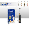Sonifer SF-8154 Professional Household 304 Stainless Steel Coffee Foam Maker Rechargeable Electric Handheld Milk Frother