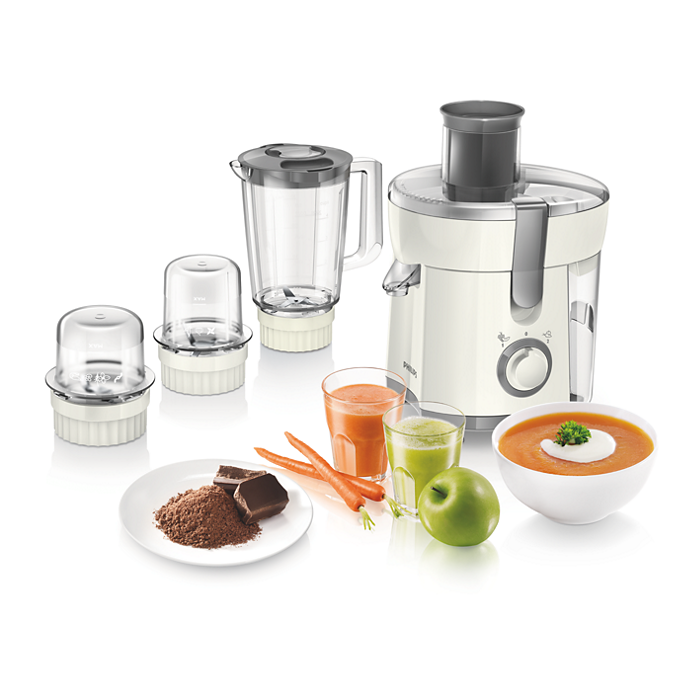 Philips Viva Collection 4-in-1 Juicer, Blender, Grinder HR1847/00