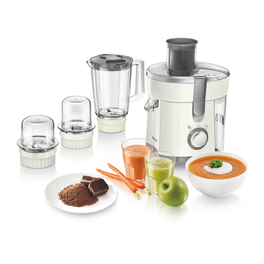 Philips Viva Collection 4-in-1 Juicer, Blender, Grinder HR1847/00