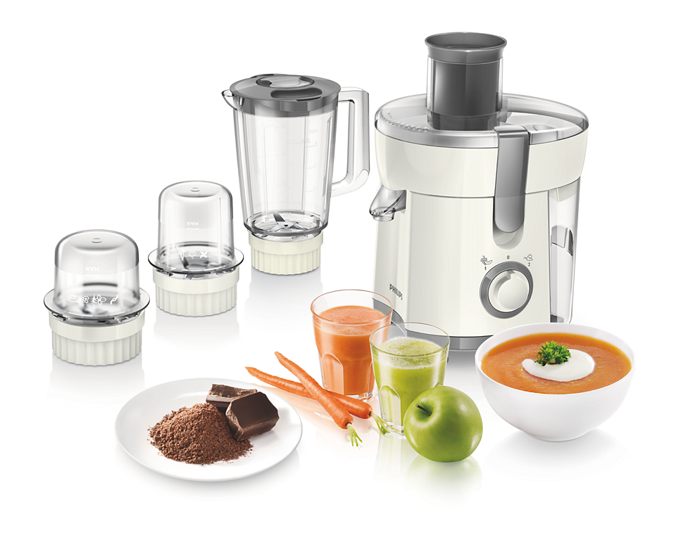 Philips Viva Collection 4-in-1 Juicer, Blender, Grinder HR1847/00