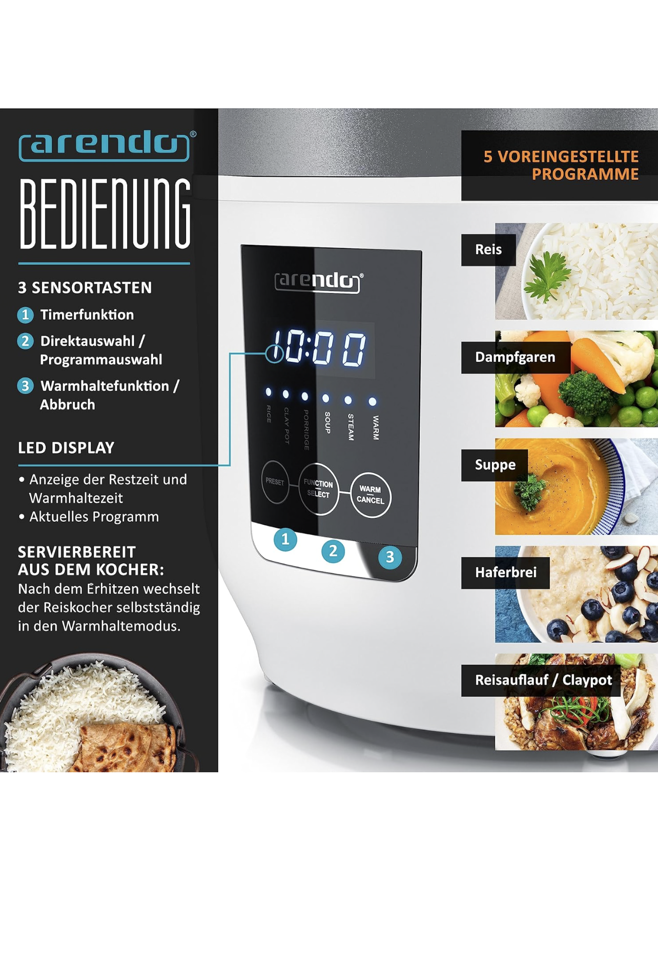 Philips Series 3000 Rice Cooker (Note: URL text suggests Appliance)