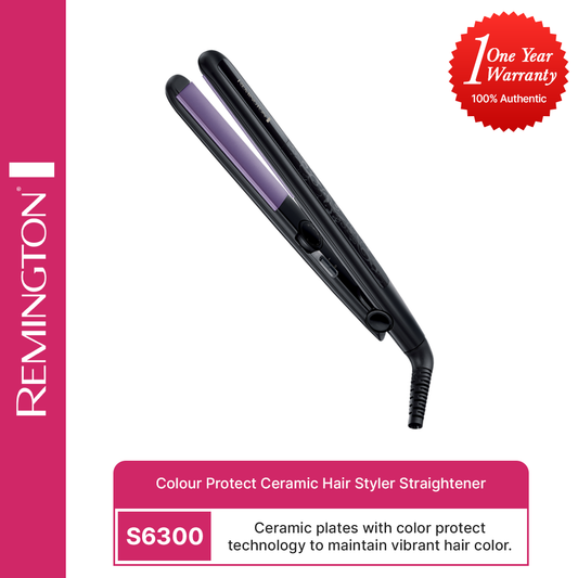 Remington- S6300 Colour Protect #01 Ceramic Hair Styler Straightener
