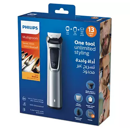 Philips MG7715/13 Multigroom Face Hair & Body Trimmer Series 7000 13 In 1 With Official Warranty