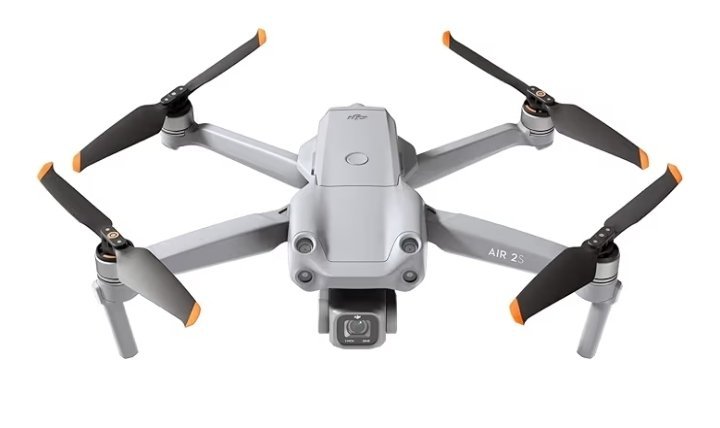 DJI Air 2S, Drone with 3-Axis Gimbal Camera, 5.4K Video, 1-Inch CMOS Sensor, 4 Directions of Obstacle Sensing, 31 Mins Flight Time, 12km Video Transmission, FAA Remote ID Compliant, Gray