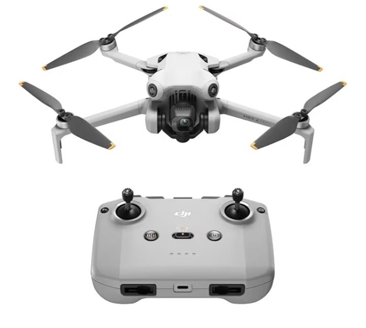 DJI Mini 4 Pro (DJI RC-N2), Drones with Camera for Adults 4K, Under 0.549 lbs/249 g, 34 Mins Flight Time, 20km Max Video Transmission Distance, Omnidirectional Vision Sensing, Mini Drone for Beginners