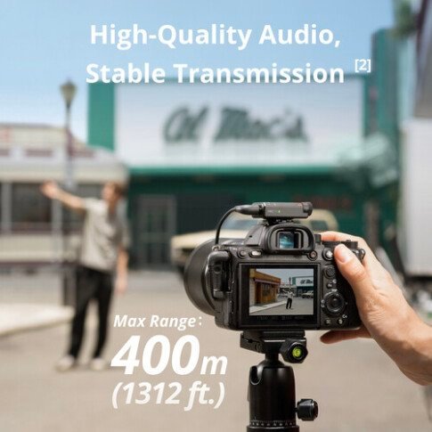 DJI Mic Mini Compact Wireless Microphone System (1 TX + 1 RX) Noise Cancelling