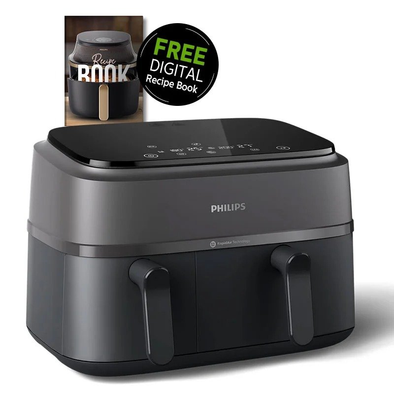 Philips 3000 Series Dual Basket Airfryer NA350/00