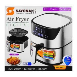 Sayona Air Fryer Digital 6.5 Liter SAF-4451