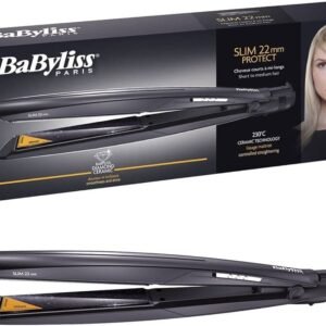 BaByliss Ceramic Hair Straightener – Slim Plate Salon Quality Styler