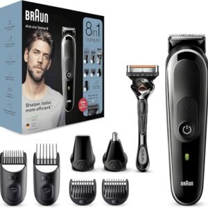 Braun Multi Grooming Kit MGK3045 – All-in-One Beard & Hair Trimmer 8-in-1