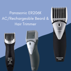 Panasonic ER206K AC/Rechargeable Board & Hair Trimmer – Compact Versatile