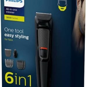 Philips Multigroom Series 3000 – 6-in-1 All-in-One Face & Body Trimmer