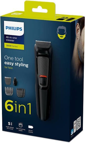 Philips Multigroom Series 3000 – 6-in-1 All-in-One Face & Body Trimmer