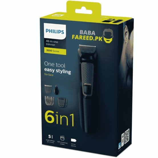 Philips Multigroom Series 3000 – 6-in-1 All-in-One Face & Body Trimmer