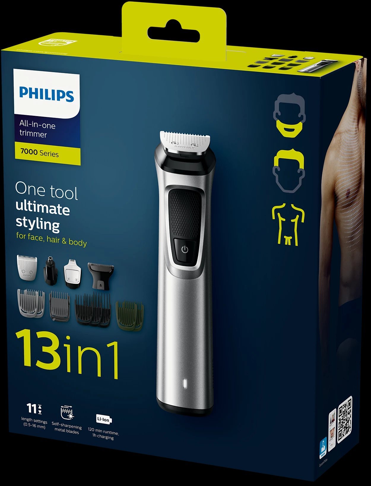 Philips Multigroom Series 7000 – 13-in-1 Ultimate Face & Body Grooming Kit
