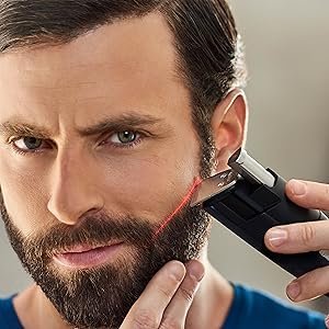 Philips Series 9000 Laser-Guided Beard Trimmer – World's 1st Perfect Symmetry Trimmer