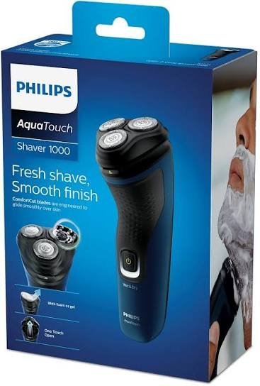 Philips AquaTouch Shaver 1000 – Wet & Dry Electric Shaver Fresh Shave Smooth Finish