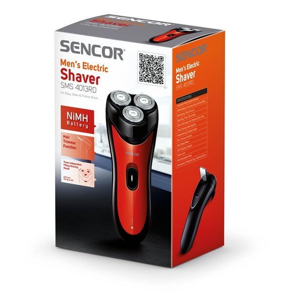SENCOR Men's Electric Shaver – Compact Rotary Cordless Shaver