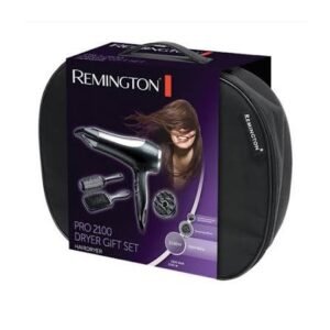 Pro 2100 Dry & Set Professional Hairdryer Gift Set – 2100W with Styling Attachments