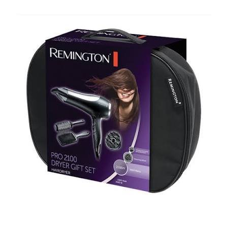 Pro 2100 Dry & Set Professional Hairdryer Gift Set – 2100W with Styling Attachments