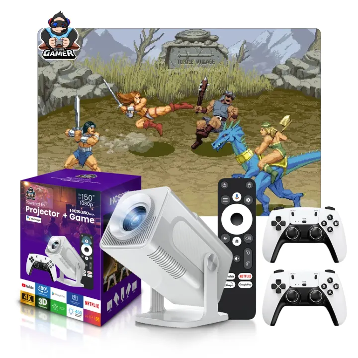 Projector + 3D Game Combo – 150 Inch 1080P