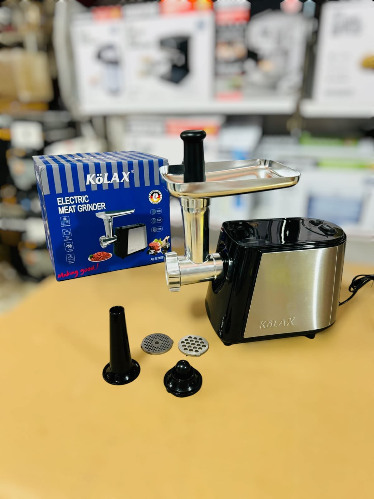 KölAX Elektrischer Fleischwolf – Electric Meat Grinder