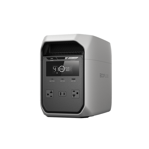 EcoFlow DELTA 3 Classic Portable Power Station | 1024Wh LiFePO4 | 1800W Output | 45-Min Fast Charge | UPS