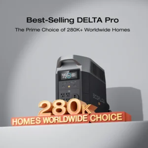 EcoFlow DELTA Pro | 3.6kWh Portable Home Battery | Ecosystem Ready