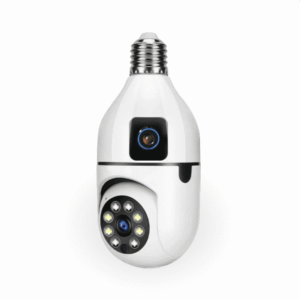 E27 Bulb Wi-Fi Camera – Dual Lens (Fixed + PTZ)