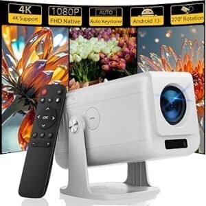 Ultra HD LED Multimedia Projector (270° Rotation)