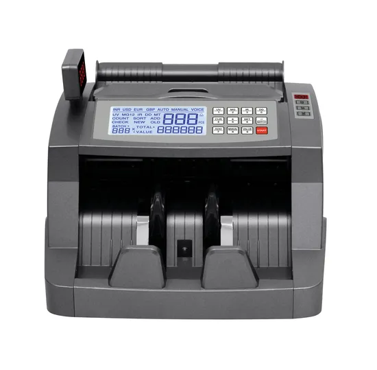 Intelligent Bill Counter Machine 6300 with UV/MG/IR Fake Note Detection