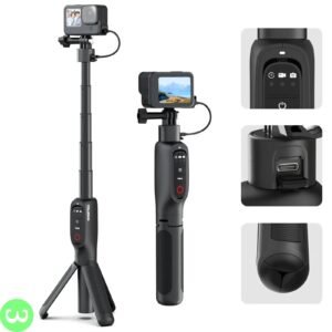 TELESIN Shorty Rechargeable Selfie Stick