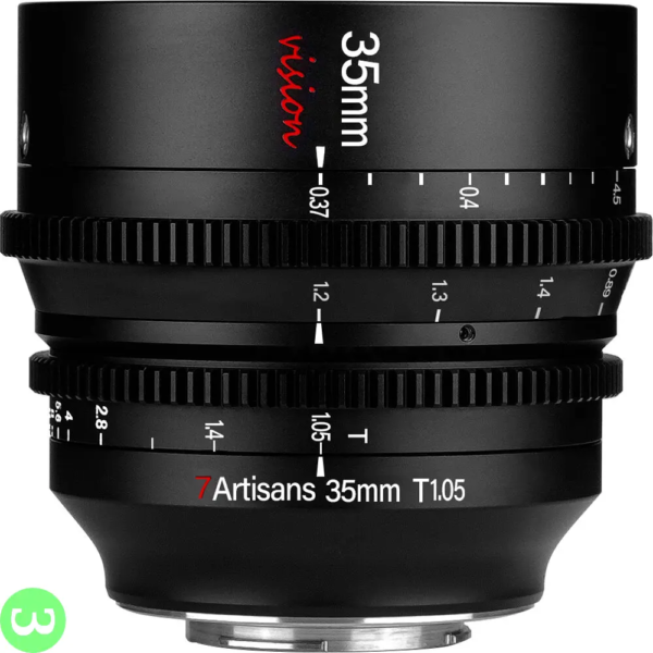 7Artisans 35mm T1.05 Vision Cine Lens
