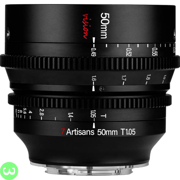 7Artisans 50mm T1.05 Vision Cine Lens