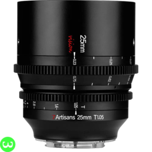 7Artisans 25mm T1.05 Vision Cine Lens