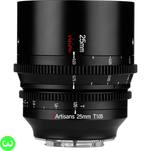 7Artisans 25mm T1.05 Vision Cine Lens